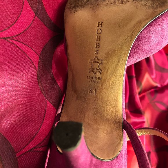 Pink Suede Slingbacks (Size 8.5) - Picture 2 of 9